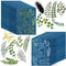 NOVWANG 80 Pcs Cyanotype Paper, High Sensitivity Sun Print Paper Cyanotype Kit with 2 Dedicated Clear Sleeves and 1 Pack Template, Sun Art Paper D...