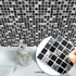 funlife 10Pcs Peel and Stick Tile Backsplash for Kitchen, Self-Adhesive DIY Waterproof Stickers, Vinyl Wall Decals Bathroom Decor, Mosaic Creative...