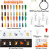 WATINC 10Pcs Embroidery Kit for Kids Stamped Cross Stitch, DIY Key Chain with Puppy Patterns Needlepoint Starter Kits, Craft Supplies for Beginner...