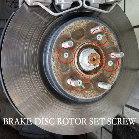 12Pcs Brake Disc Rotor Screws Kit,Premium Stainless Steel Brake System Parts 93600-06014-0H,Compatible with Acura,K3,City,Civic,Accord,Odyssey (12...