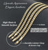 Gold Electroplated Anklet for Women, 9-12 Inch Sizes, Figaro, Cuban, Mariner, Herringbone Design - Made in Korea...