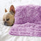 Pet Dog Bed Blankets, Fluffy Fleece Dog Throw Blankets Sleep Mat,Soft Puppy Blankets Cat Kitten, S M L XL,Fuzzy Reversible Sherpa Blanket for Bed,...