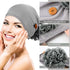 3 Pieces Bouffant Cap with Buttons Elastic Soft Flower Stretch Head Wraps for Nurses...