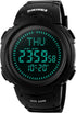 Gosasa Men’s Watch Sports Digital Compass Survival 50M Waterproof Stopwatch Alarm...