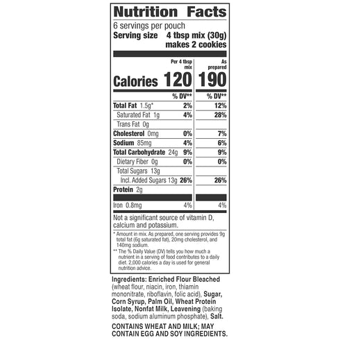 Betty Crocker Sugar Cookie Mix, Makes twelve (12) 2-inch Cookies, 6.25 oz. (Pack of 9)...