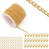 Lemonkey 33 Feet Metal Gold Necklace Chains Curb Links Chains Bulk for Jewelry Making DIY Craft Kit with Lobster Clasps Jump Rings...