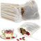 30Pcs Cotton Empty Tea Bags Muslin Bags Natural Unbleached Sachet Bags Spice Bags for Cooking Bone Broth Brew Gravy Filters(4 x 3 Inches)...