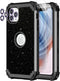 LONTECT for iPhone 11 Pro Max Case Glitter Sparkly Bling 3 in 1 Shockproof Heavy Duty Full Body Sturdy Protective Case for Apple iPhone 11 Pro Max...