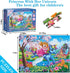 Puzzles for Kids Ages 4-8 Kids Puzzles Ages 6-8 Princess with Her Unicorn 100 Pieces Puzzle Toddler Children Learning Educational Game for Girl an...