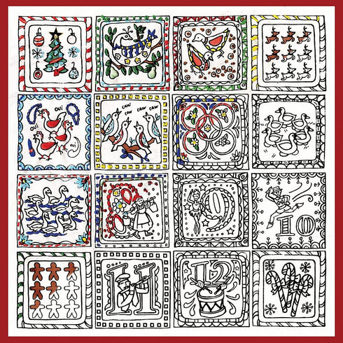 Tobin 12 Days Stamped Zenbroidery Kit, Multi-Colour......
