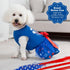 cyeollo 4th of July Dog Dress Dog Clothes Dog Tulle Skirts for Small Dogs Independence Day Holiday Pet Outfits with Bowtie Patriotic Puppy Cats Ap...