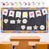 30 Pcs 29.5 ft Welcome Banner Confetti Bulletin Board Borders Classroom Confetti Border Trim with Welcome Sign Classroom Confetti Pennant for Offi...