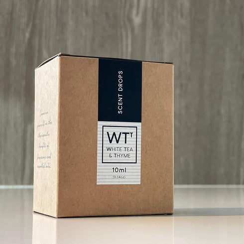 White Tea and Thyme Diffuser Oil - AirScent Aroma and Essential Oil Blend - 10 mL, 34 Fl oz Fragrance Oil Dropper Bottle Infused with Essential Oi...
