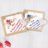 W&F GIFT Embroidered Wedding Handkerchief - Mom, Dad, New Mom, New Dad & Grandma...