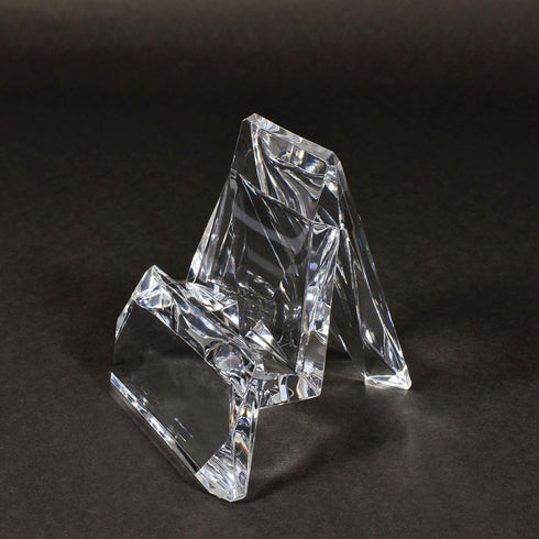 Acrylic Cell Phone Holder, Mobile Phone Stand, Tablet Stand | Office Supplies, Stationery Organizer, Desk Accessories - Clear...