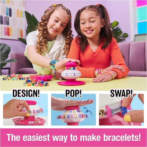 Cool Maker PopStyle Bracelet Maker, 170 Beads, Make & Remake 10 Bracelets, Friendship Bracelet Making Kit, DIY Arts & Crafts Christmas Gifts for K...