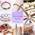 Cridoz 20 Rolls Wax String for Bracelet Making, Waxed Thread Bracelet Cord, Waxed Polyester Cord Bracelet Rope for DIY Bracelets, Necklace and Mac...