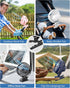 Portable Clip on Fan, Small Powerful Wind Cooling Desk Fan, 3 Speed Quiet Personal Fan with Clip, 360° Rotatable Battery Operated Rechargeable Min...