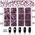 LPBeads 6400 Pieces Hotfix Rhinestones Lt Amethyst Flat Back 5 Mixed Sizes Crystal Round Glass Gems with Tweezers and Picking Rhinestones Pen...