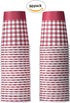 Hammont Picnic Cups – 9 oz Gingham BBQ Party Supplies - Birthday | Backyard | Picnic Decorations - Red & White Checkered Disposable Paper Cups (50...