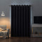Sun Zero Nordic Theater Grade Extreme 100% Blackout Grommet Curtain Single Panel, 52" x 63", Black...
