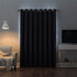 Sun Zero Nordic Theater Grade Extreme 100% Blackout Grommet Curtain Single Panel, 52" x 63", Black...