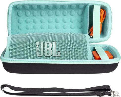 Khanka Carrying Case for Replacement for JBL Charge 4/5 Waterproof Portable Bluetooth Speaker. Extra Room for Charger and USB Cable (Inside Teal)...