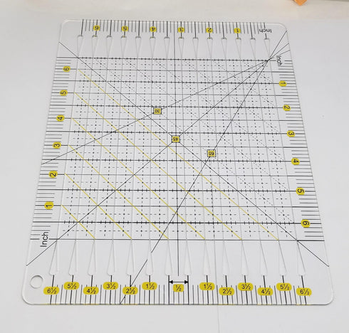 HONEYSEW Acrylic Quilt Cut Ruler Template for Quilting Fabric Cutting Crafts...