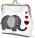 Nodykka Pu Leather Coin Purse Cute Animal Elephant Wallet Bag Change Pouch Gifts for Women Kids Girls Key Holder...