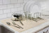 Kitchen Basics Dish Drying Mat XL, Highly Absorbent Microfiber Kitchen Counter Mat, Dish Drying Pad for Dishes, Utensils, Pots and Pans, Extra Lar...