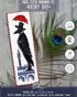 Rainy day' Counted Cross Stitch Bookmark Kit for Adults - DIY Embroidery Book Marker Set with Paper Pattern, 16 Count Aida Canvas and Pre-Sorted ...