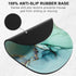 Mouse Pad, Premium-Textured Oval Computer Mousepad, 8.7" x 7.1" Thick 3mm Anti-Slip Waterproof Rubber Mouse Mat, Cute Mouse Pad for Office, Home, ...