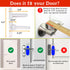 Door Lever Lock (3 Pack) Prevents Toddlers from Opening Doors. 3.25" L * 1.5" W * 4.5" H Easy One Hand Operation for Adults. Durable ABS with 3M A...