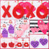 Kajaia 114 Pieces Valentin's Day Polymer Clay Cutters with Earring Cards 16 Shapes Valentines Earring Clay Cutters 80 Earring Hooks and Rings Hear...