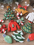 LILIAO Christmas Candy Cane with Bow/Ribbon Cookie Cutter - 2.8 x 4.3 inches - Stainless Steel...