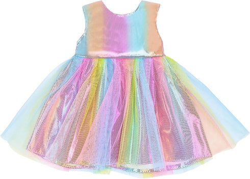 BARWA Doll Clothes and Accessories for 18 inch Dolls Mermaid Casual Tutu Dress, Outfits, Swimsuit, Underwear… (J: 2 pcs Rainbow Tutu Dresses)...