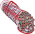 Primode Wrapping Paper Storage Bag, Gift Wrap Organizer, Fits 40 Inch Long Rolls, Hold Up to 24 Rolls, Heavy Duty Clear PVC Bag with Top and Side ...