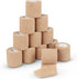 Ever Ready First Aid Self Adherent Cohesive Bandages 3" x 5 Yards - 12 Count, Tan...