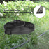 PVC Flat Sprinkler Hose with Garden Hose Quick Connector 3/4" GHT Fittings, Irrigation Soaker Hose, Drip Hose, Save Water (15FT, Black)...