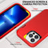 iPhone 13 Pro Max Case with Belt Clip and 2 Pack Screen Protector - Military Grade Rugged Full Body Phone Case (Red+Black)......