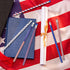 American Flag Pencils Wooden Patriotic Pencils for 4th of July USA Independence Day Parades Party Favors School Office Supplies (72 Pieces)...