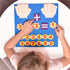 Montessori Learning Toddler Felt Educational Toy Finger Number Learning Counting Math Felt Board Preschool Manipulatives Travel Game Addition Subt...