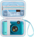 Canboc Carrying Case Compatible with KODAK Smile+ Wireless Digital Instant Print Camera, Mesh Pocket fit Photo Paper, USB Cable, Blue (Case Only)...