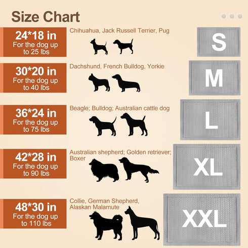 BEAUTYZOO Dog Crate Mat Pad, Soft High Resilience Foam Dog Crate Pad Kennel Pads with Soft Wavy Plush, Anti-Slip Washable Mattress for Jumbo Extra...