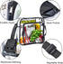 Clear Crossbody Bag Stadium Approved, Clear Messenger Shoulder Bag with Adjustable Strap for Work, Concerts, Sports Events...