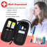 Epipen Medical Carrying Case, Hard Shell EVA Shock Absorption Travel Medication Organizer Bag Emergency Medical Pouch Holds 2 EpiPens, Asthma Inha...