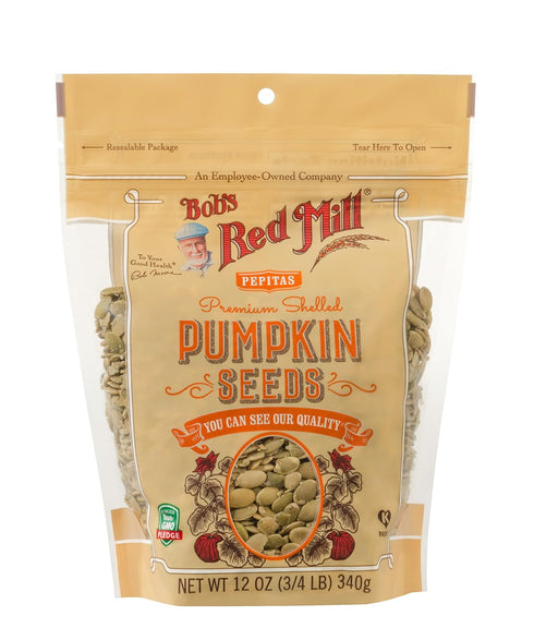 Bobs Red Mill Seeds Pumpkin, 12 oz...