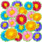 Set of 20 Fiesta Paper Flowers,Colorful Tissue Paper Flowers,Crepe Paper Flowers for Spring Party,Baby Shower,Carnival,Crafts,Wedding Backdrop...