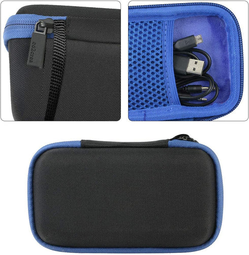 co2CREA Hard Travel Case Replacement for Angle 3 Bluetooth Portable Speaker (Black Case + Inside Blue)...