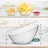 Posh Setting - Silver Plastic Serving Bowls for Party Angled Bowls Disposable Chip Bowls Candy Bowls for Party Table Salad and Fruit Bowls for Par...